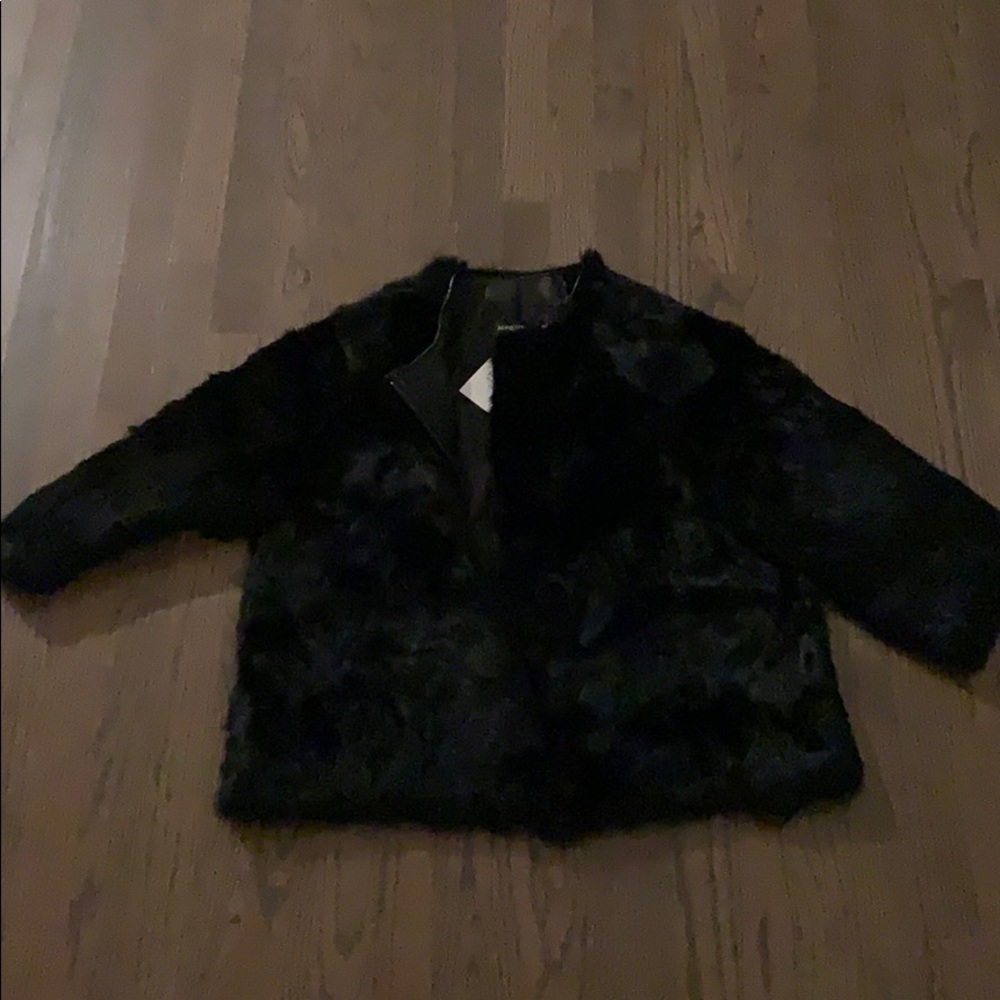 Black Fur Coat - Womens size M